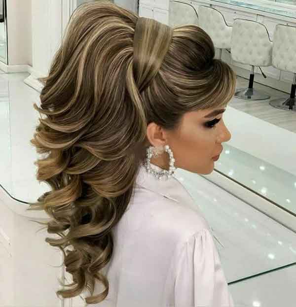 مدل مو زنانه مجلسی باز و بسته جدید و شیک ساده و خاص