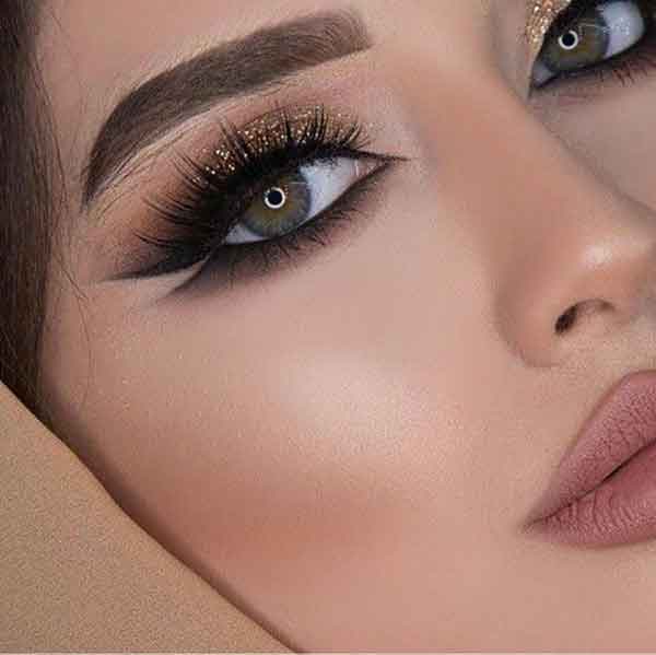 عکس آرایش عروس جدید 1402 لایت و غلیظ خاص و متفاوت