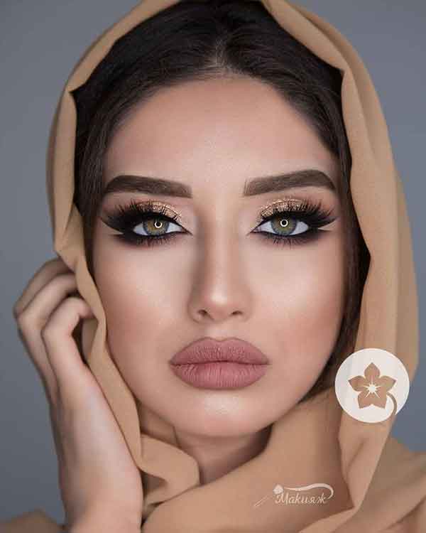 عکس آرایش عروس جدید 1402 لایت و غلیظ خاص و متفاوت