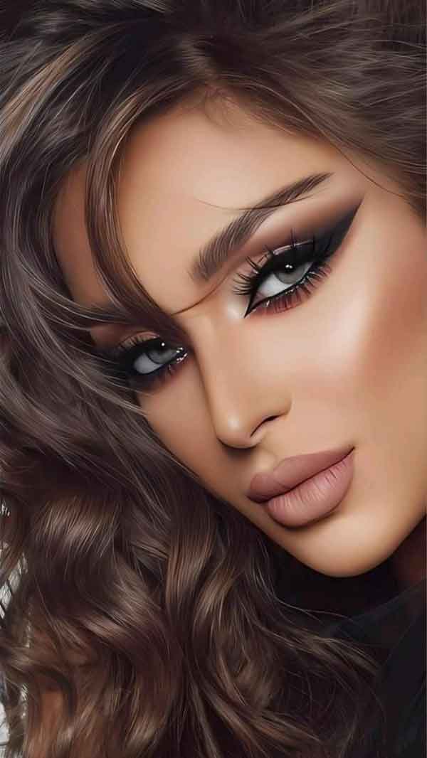 عکس آرایش عروس جدید 1402 لایت و غلیظ جذاب و شیک