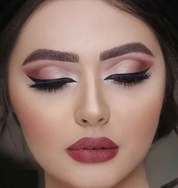 عکس آرایش عروس جدید 1402 لایت و غلیظ جذاب و شیک