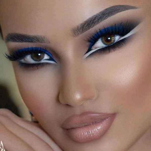 عکس آرایش عروس جدید 1402 لایت و غلیظ جذاب و شیک