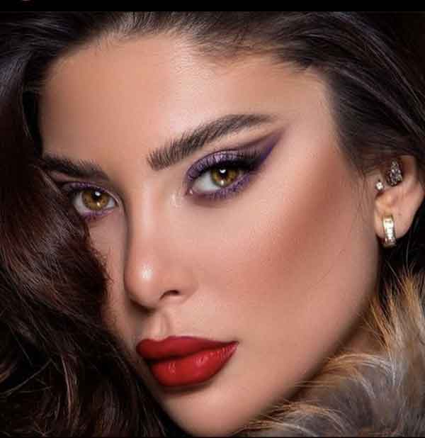 عکس آرایش صورت شیک مجلسی دخترانه و خاص امروزی