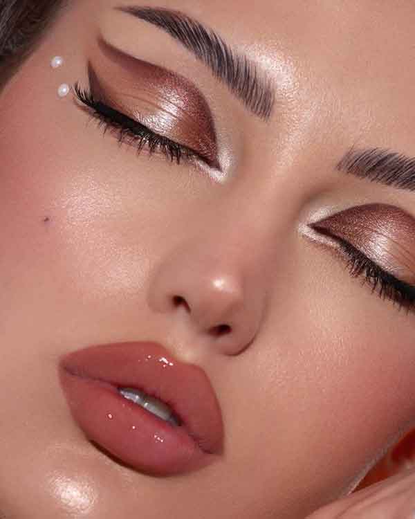 عکس آرایش صورت شیک مجلسی دخترانه و خاص امروزی