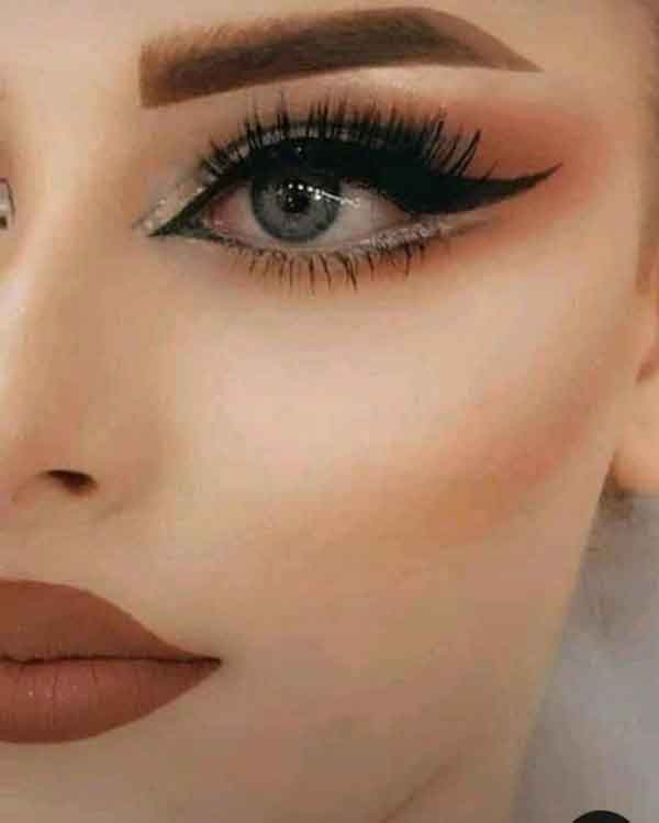 عکس آرایش صورت شیک مجلسی دخترانه و خاص امروزی