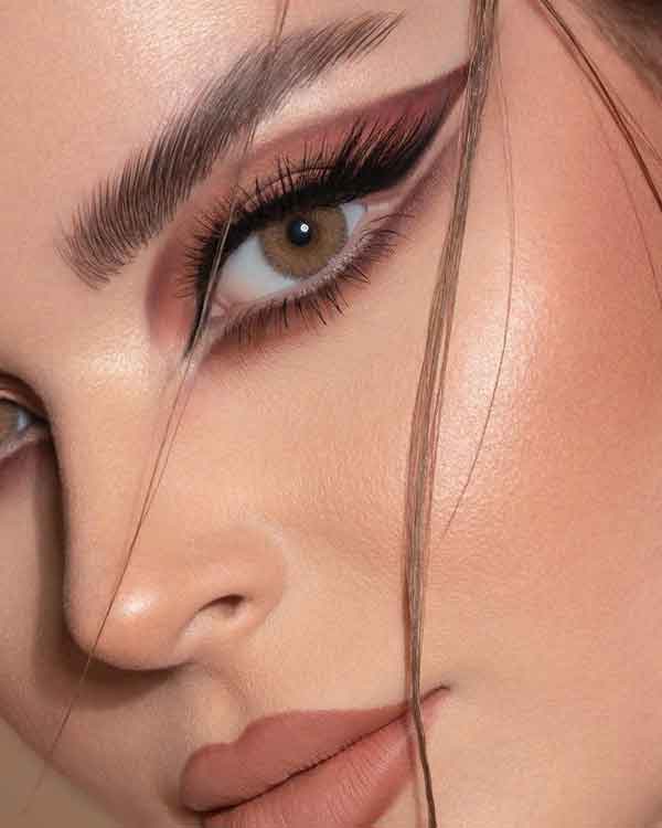 عکس آرایش صورت شیک مجلسی دخترانه و خاص امروزی