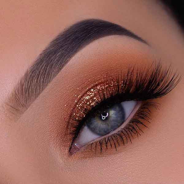 آرایش چشم ساده مجلسی جدید و زیبا لایت غلیظ