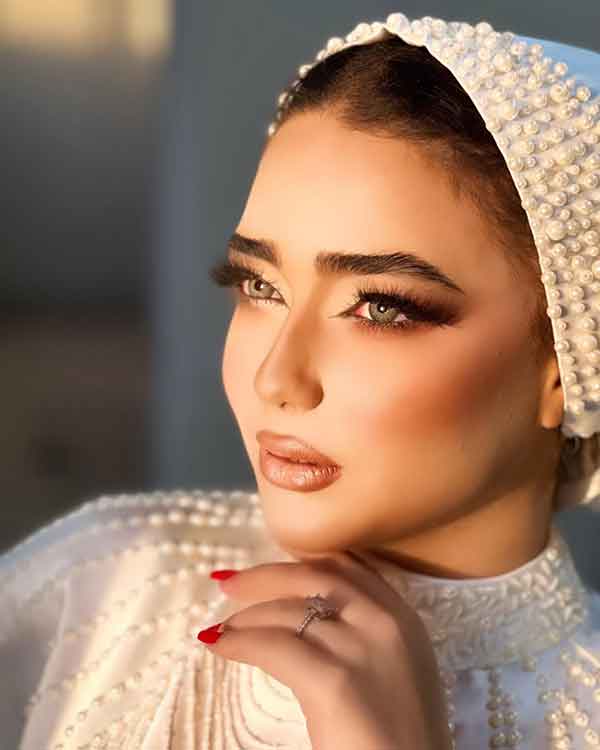 آرایش صورت و مو جدید مجلسی شیک و متفاوت ساده