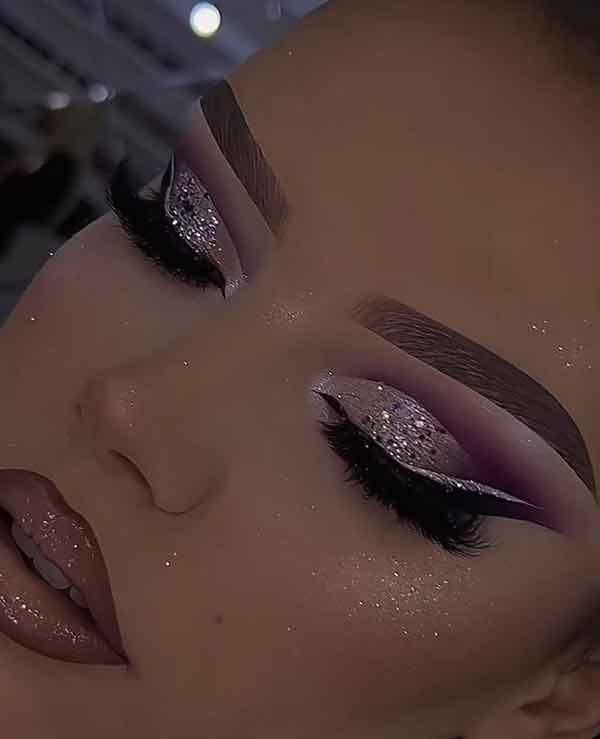 آرایش صورت و مو جدید مجلسی شیک و متفاوت ساده