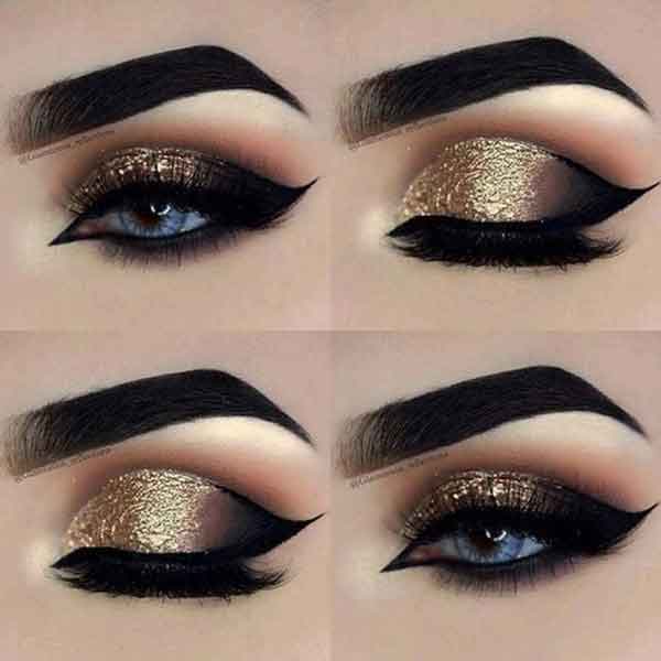 بهترین آرایش چشم جدید ساده و لایت برای عروسی