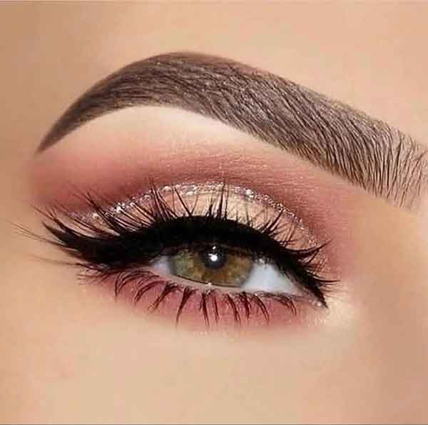 مدل آرایش چشم پف دار شیک جدید مجلسی برای عروسی