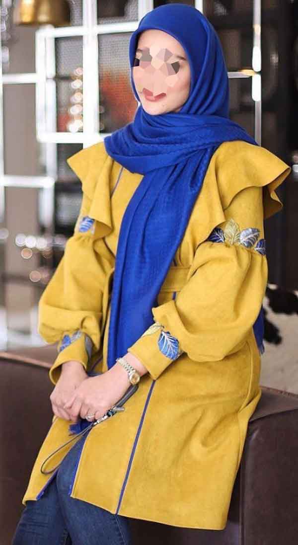 مدل بستن روسری با قواره های متنوع ساده اما شیک