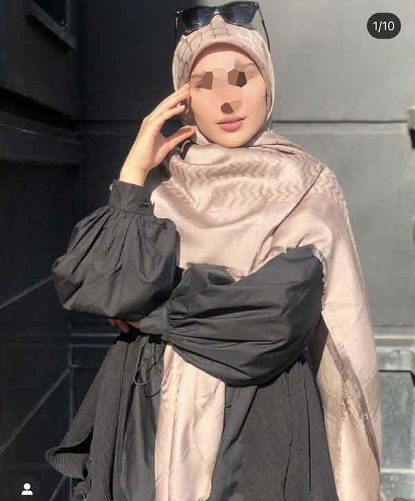 مدل بستن روسری با قواره های متنوع ساده اما شیک