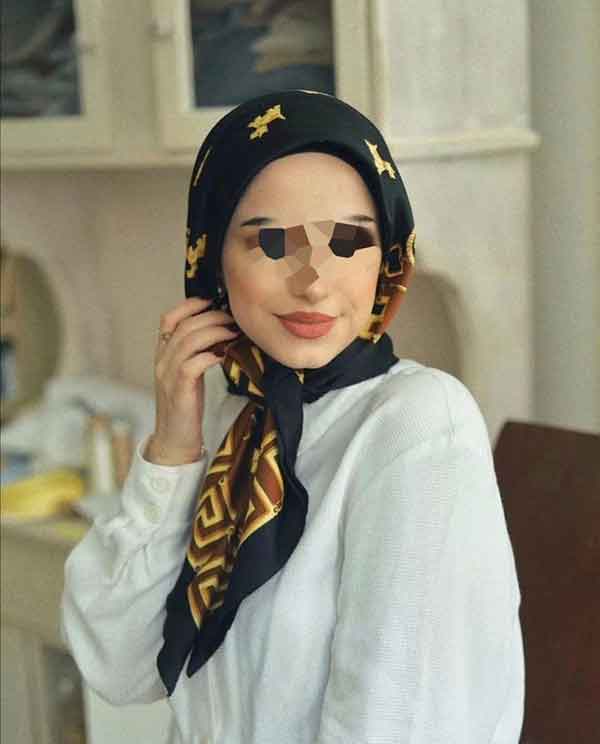 مدل بستن روسری با حجاب برای مهمانی زیبا و جدید
