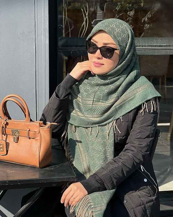 مدل بستن روسری با حجاب برای مهمانی زیبا و جدید