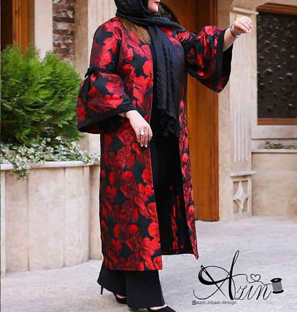 مدل مانتو مجلسی بلند شیک و باکلاس لاکچری جدید