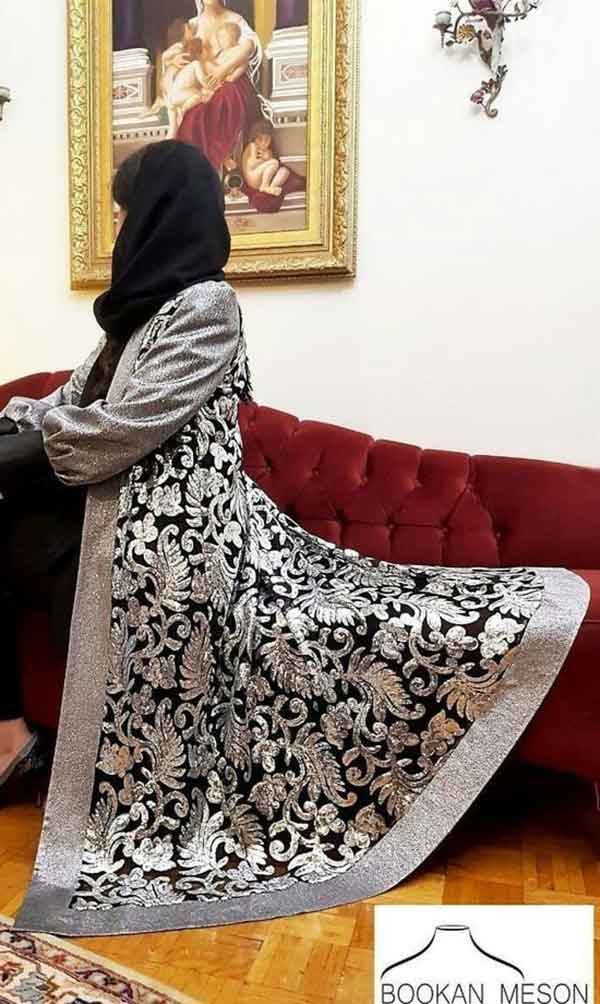 مدل مانتو مجلسی بلند شیک و باکلاس لاکچری جدید