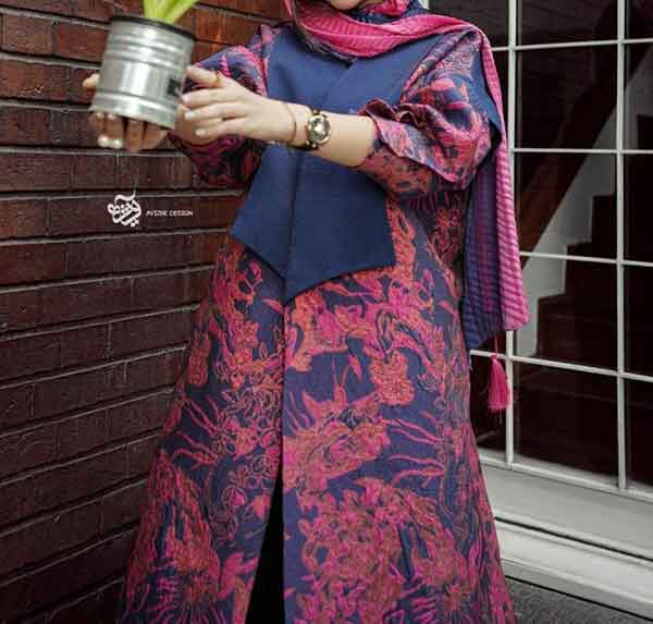 مدل مانتو مجلسی بلند شیک و باکلاس لاکچری جدید