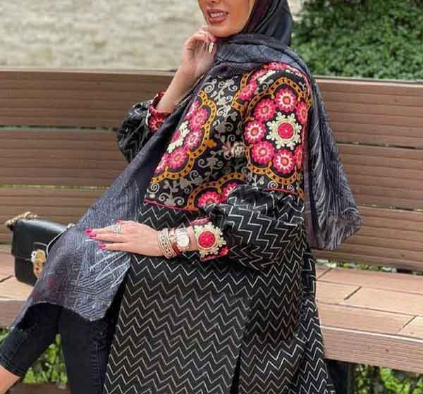 مدل مانتو مجلسی جدید فوق العاده زیبا شیک ساده لاکچری