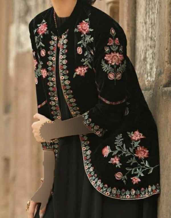 مدل مانتو مجلسی مشکی جدید و شیک بلند کوتاه زیبا