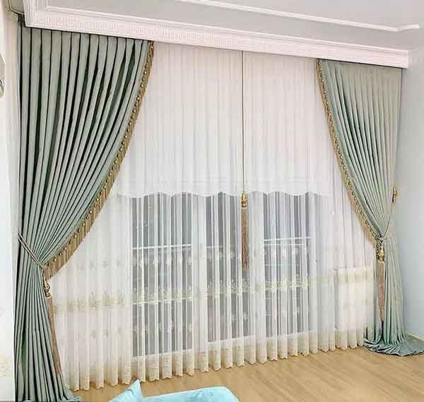 جدیدترین مدل پردهای گیپور پذیرایی شیک و جدید ساده با طرح های خاص