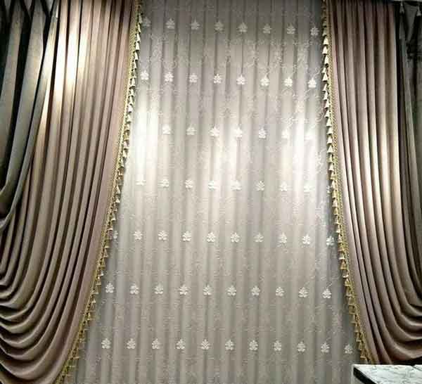 جدیدترین مدل پردهای گیپور پذیرایی شیک و جدید ساده با طرح های خاص