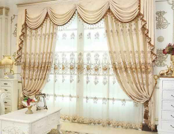 جدیدترین مدل پردهای گیپور پذیرایی شیک و جدید ساده با طرح های خاص