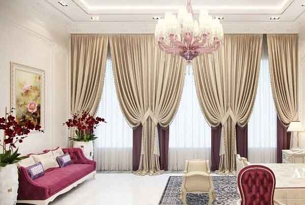 مدل پرده ساده و طرحدار شیک و جذاب و مدرن جدید سال
