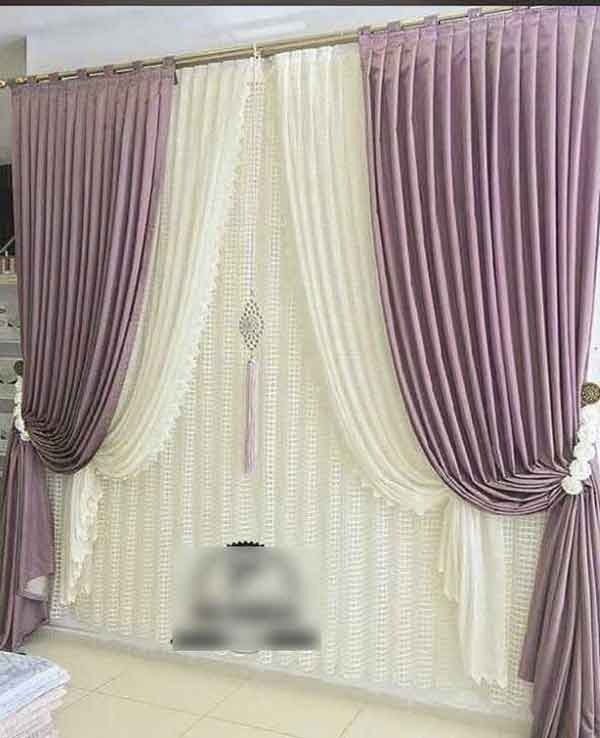 مدل پرده ساده و طرحدار شیک و جذاب و مدرن جدید سال