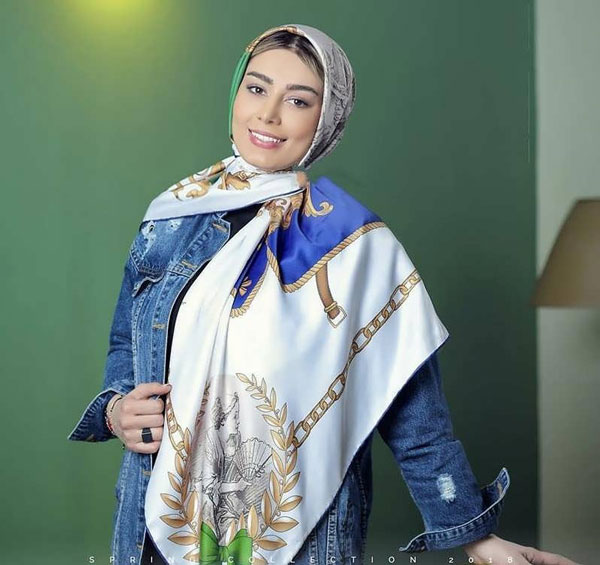 مدل روسری بستن شیک و ساده دخترانه و زنانه با حجاب برای مهمانی