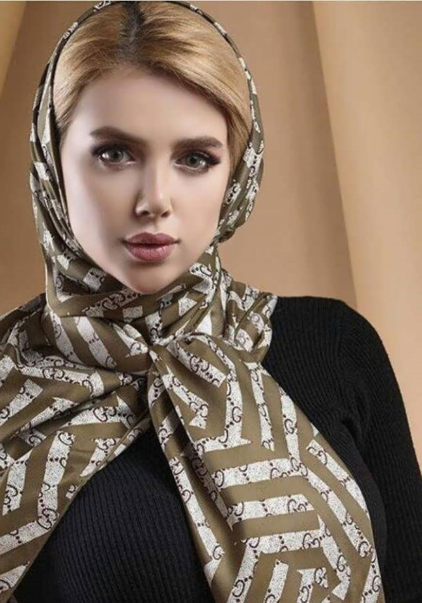 مدل روسری بستن شیک و ساده دخترانه و زنانه با حجاب برای مهمانی