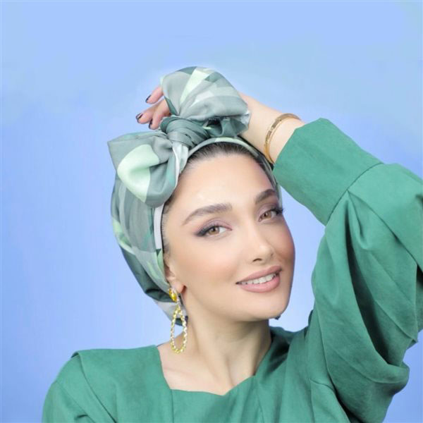 مدل روسری بستن شیک و ساده دخترانه و زنانه با حجاب برای مهمانی