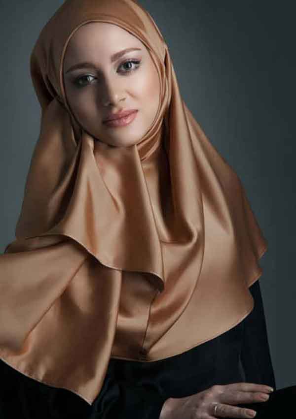 مدل روسری بستن با حجاب دخترانه و زنانه شیک و ساده