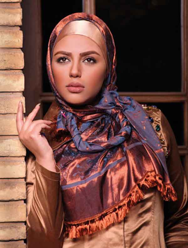 مدل روسری بستن با حجاب دخترانه و زنانه شیک و ساده