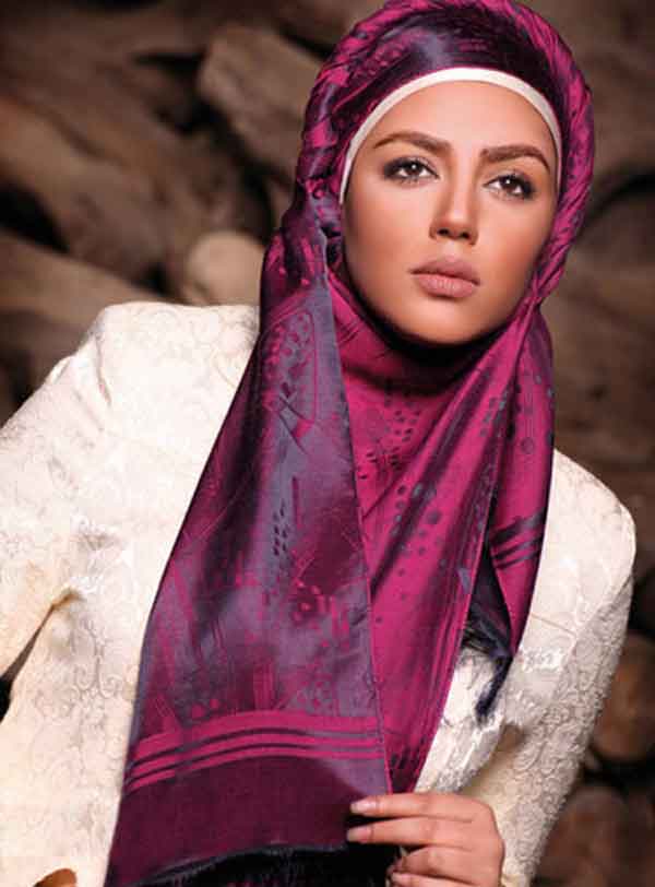 مدل روسری بستن با حجاب دخترانه و زنانه شیک و ساده