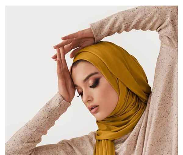 مدل روسری بستن با حجاب دخترانه و زنانه شیک و ساده