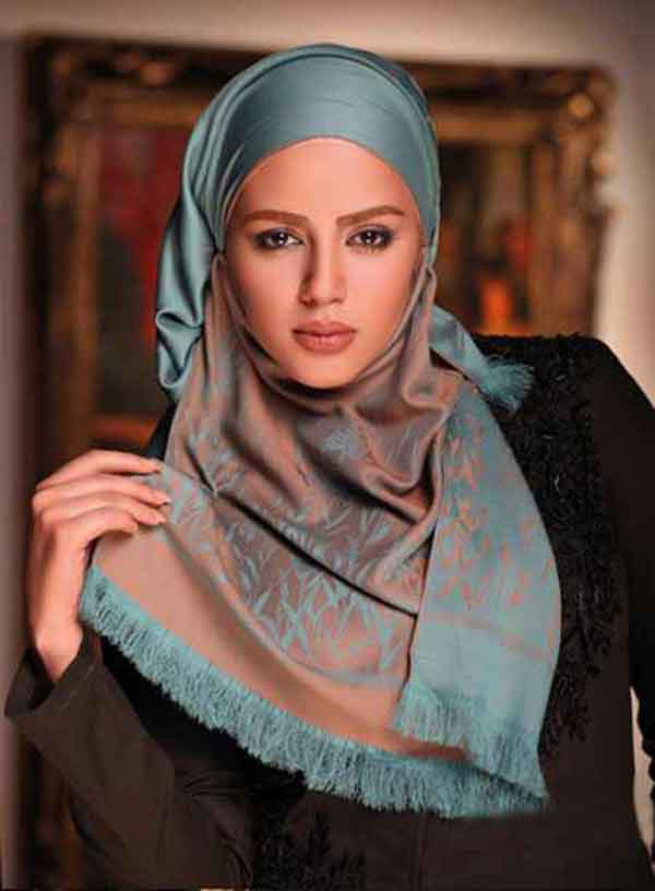 مدل روسری بستن با حجاب دخترانه و زنانه شیک و ساده