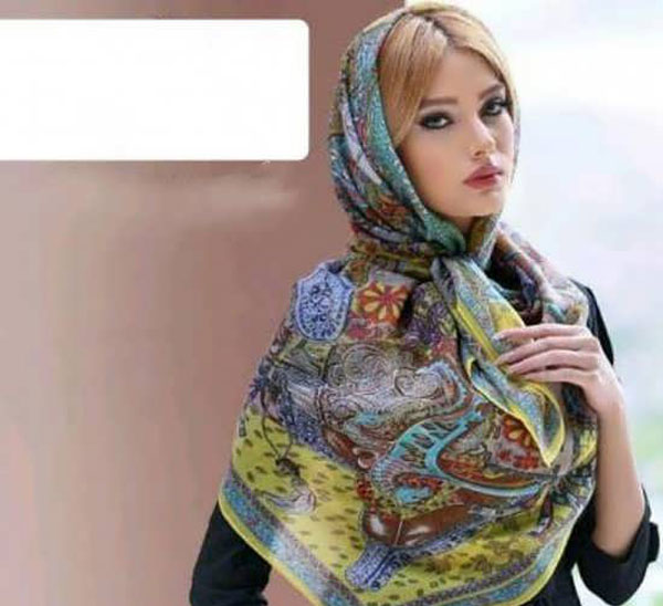 مدل روسری بستن دخترانه و زنانه ساده و شیک مناسب مهمانی و عید