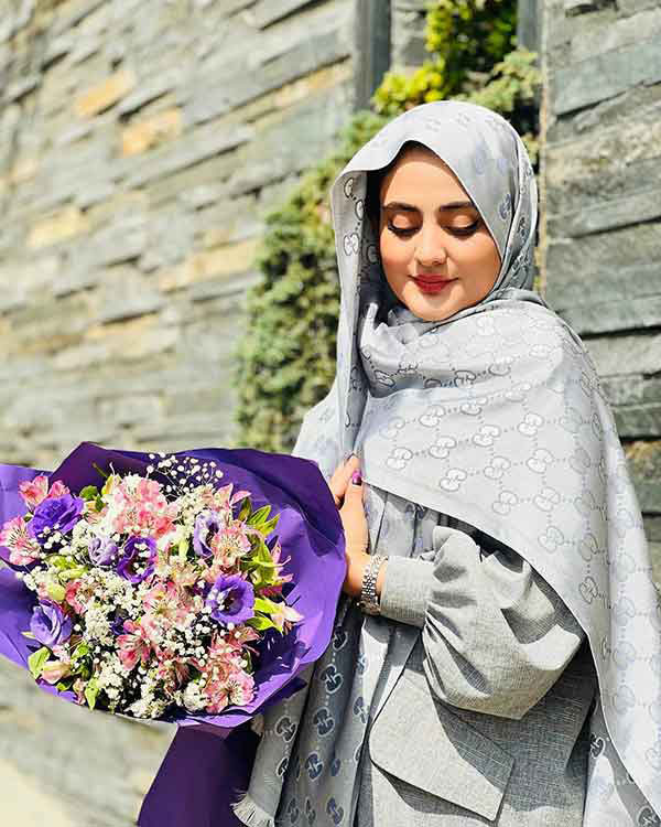 مدل روسری بستن دخترانه و زنانه ساده و شیک مناسب مهمانی و عید