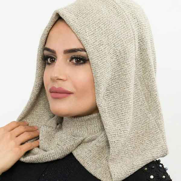مدل روسری بستن دخترانه و زنانه ساده و شیک مناسب مهمانی و عید