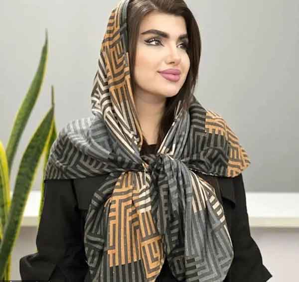 مدل روسری دخترانه شیک و ساده و طرحدار مناسب خانم های شیک پوش