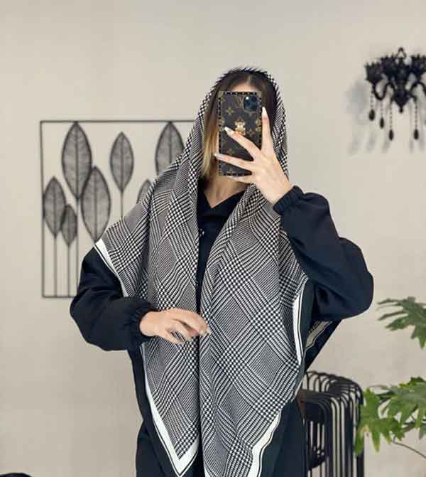 مدل روسری دخترانه شیک و ساده و طرحدار مناسب خانم های شیک پوش