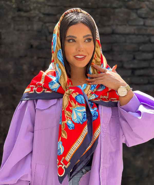 مدل روسری دخترانه شیک و ساده و طرحدار مناسب خانم های شیک پوش