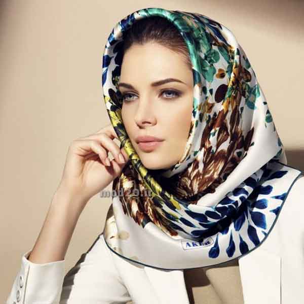 مدل روسری زیبا دخترانه و زنانه قواره بزرگ و کوچک ترند سال