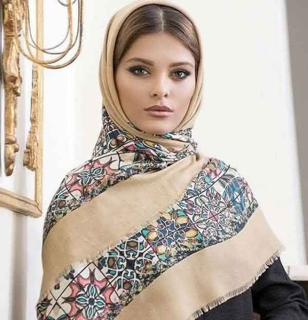 مدل روسری زیبا دخترانه و زنانه قواره بزرگ و کوچک ترند سال