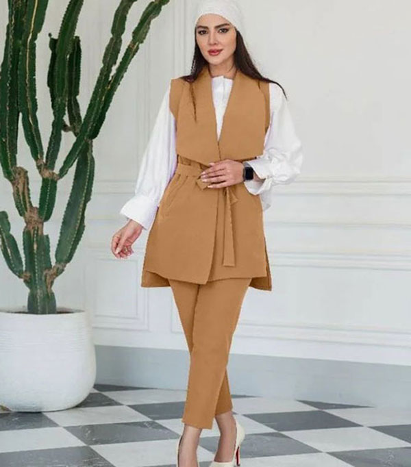 مدل سارافون جلو باز دخترانه و زنانه لاکچری برای شیک پوشا