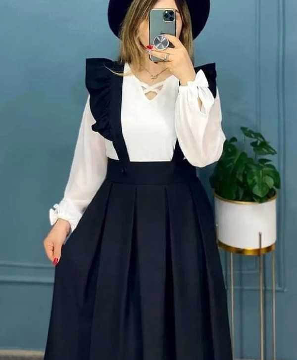 مدل سارافون جلو باز دخترانه و زنانه لاکچری برای شیک پوشا