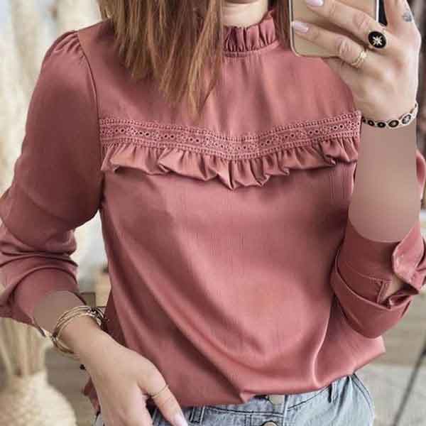 مدل شومیز حریر زنانه و دخترانه شیک با طرح های ساده و شلوغ مدرن