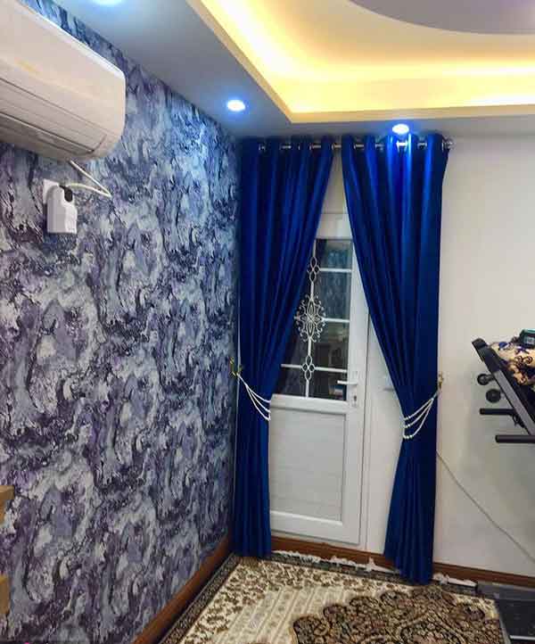عکس مدل پردهای جدید پذیرایی پانچ ساده و شیک و لاکچری با طرح های زیبا