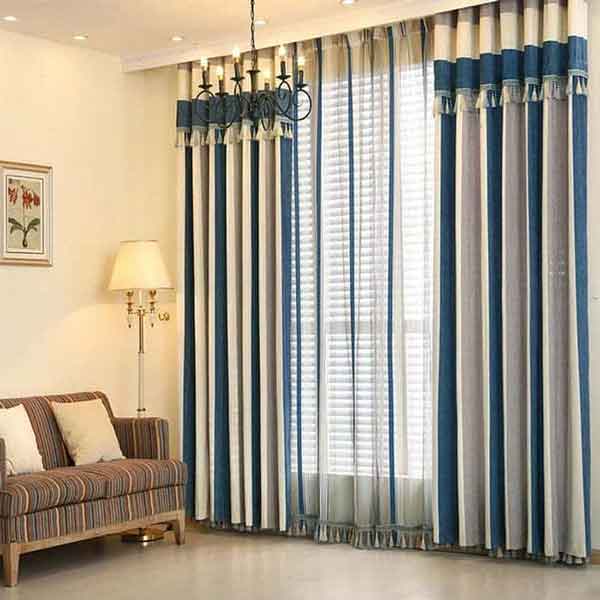 عکس مدل پردهای جدید پذیرایی پانچ ساده و شیک و لاکچری با طرح های زیبا
